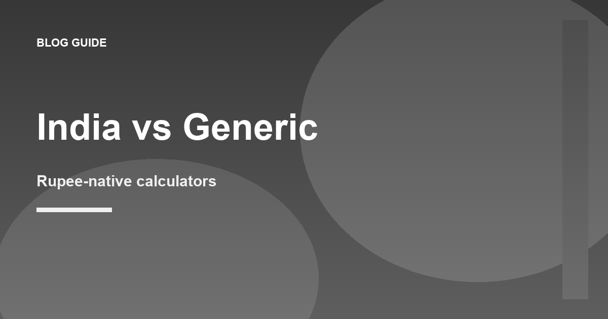 Calculator.net investment calculator—what Indians should use instead