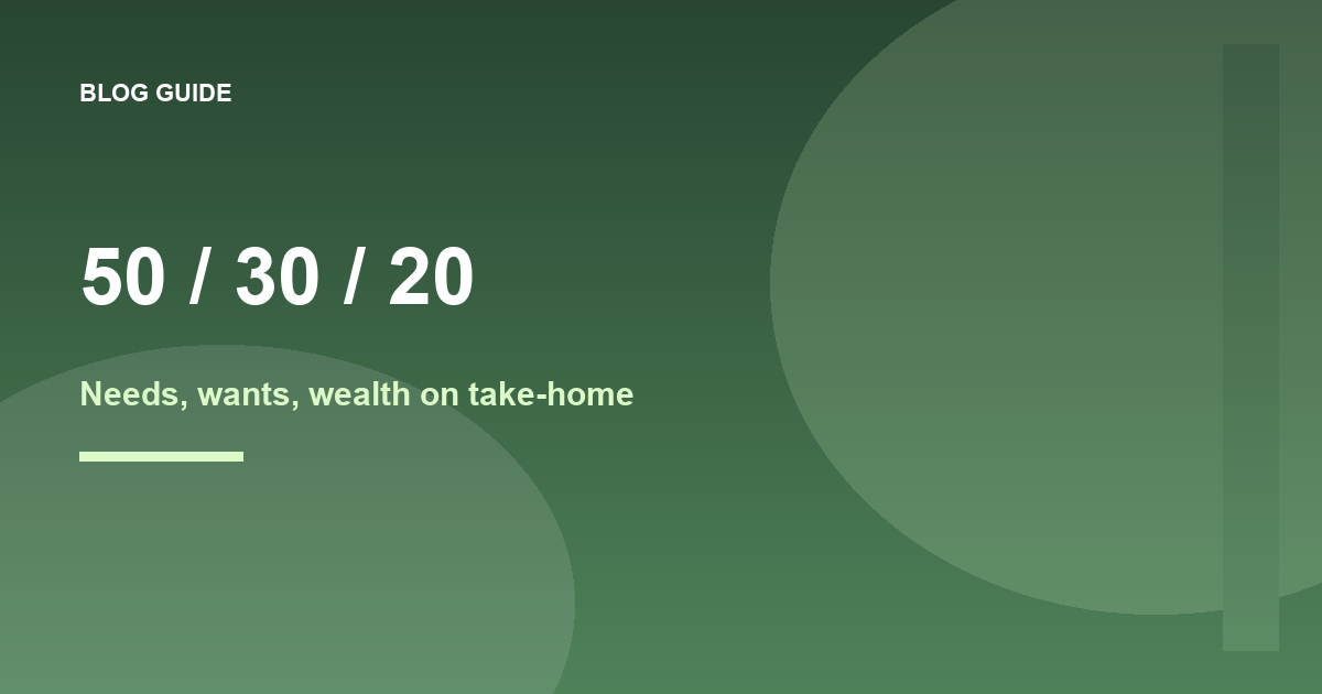 Does 50/30/20 still fit an Indian take-home?