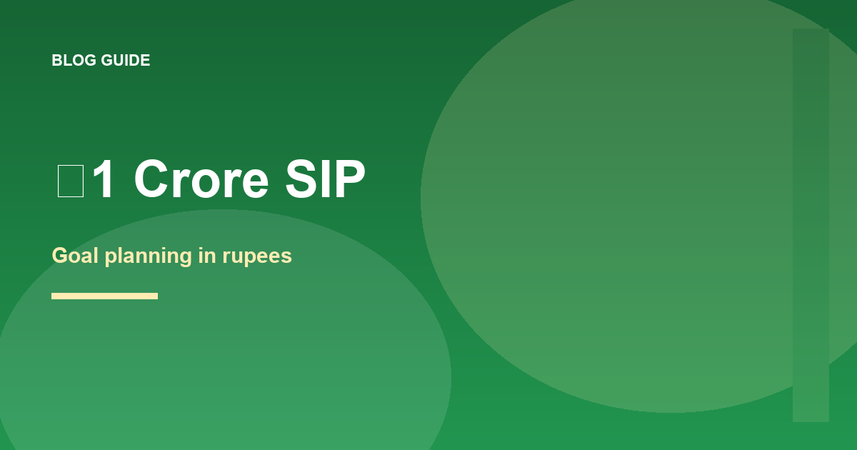 How much SIP do I need for a home down payment in 5 years?